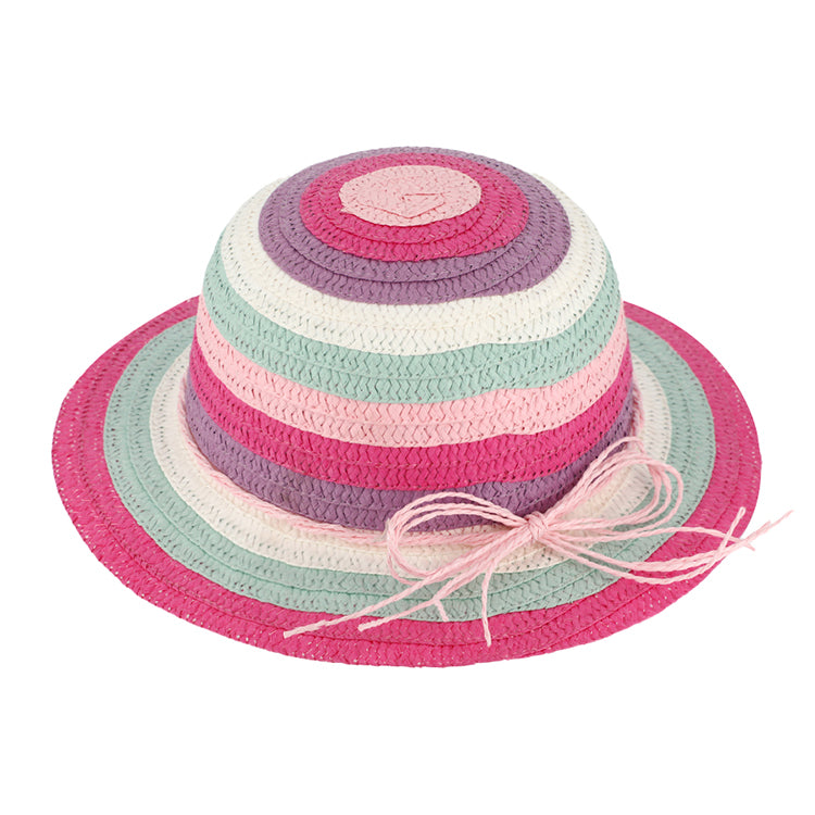 Fiebig Papierhut Glocke Gestreift Pink