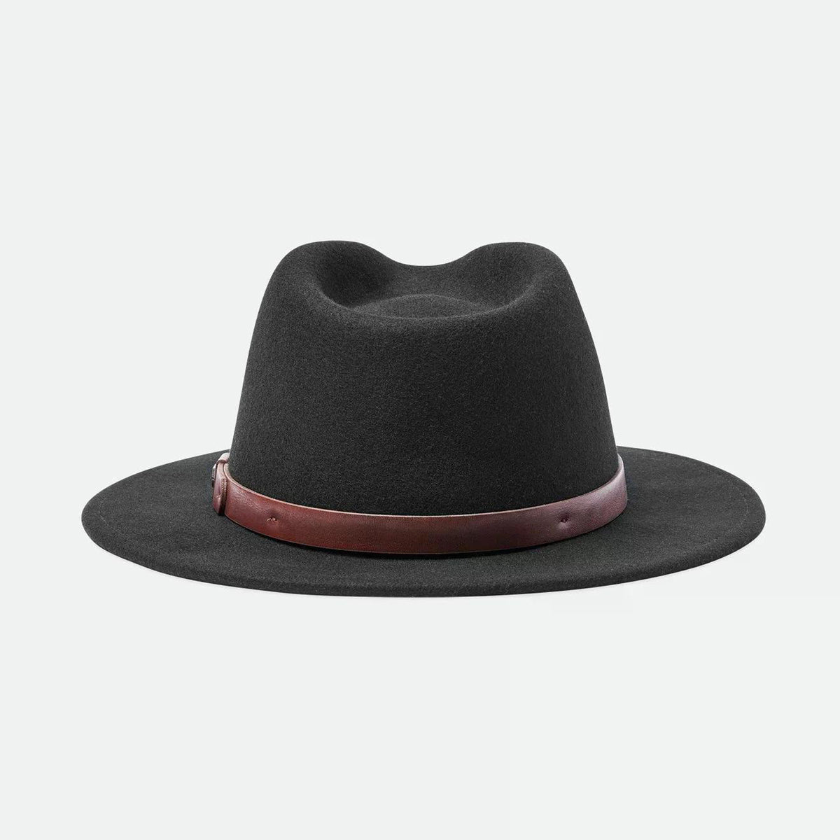 Brixton Wollfilzhut Wesley Fedora Schwarz